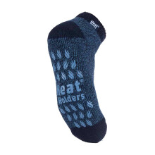 (Dec-14, LC Marine / Denim) Heat Holders - Heat Holders Herren Warm Knöchelsocken | Anti Rutsch Thermosocken Kurz mit ABS