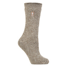 (04-Aug, Hafer) Heat Holders - Heat Holders Winter Thermosocken für Damen | Warme Socken Bunte Streifen