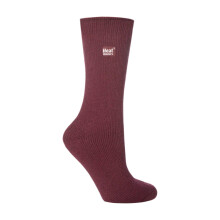 (04-Aug, Wein) Heat Holders - Heat Holders Winter Thermosocken für Damen | Warme Socken Bunte Streifen