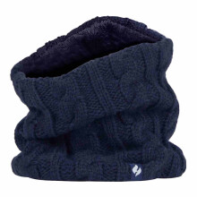 (One Size, Marine) Heat Holders - Heat Holders - Damen Nackenwärmer Stricken | Dicke Halswärmer Fleecefutter
