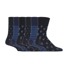 (06-Nov, SOMRJ582) Gentle Grip - 6er Pack Herren Socken Comfort Ohne Gummi Bund | Gentle Grip Socken Baumwolle