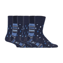 (06-Nov, SOMRJ578) Gentle Grip - 6er Pack Herren Socken Comfort Ohne Gummi Bund | Gentle Grip Socken Baumwolle