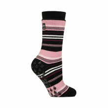 (04-Aug, Schwarzer Streifen) IOMI - IOMI Heat Holders - Herren Damen Extra Warm Thermosocken Abs für Raynaud Syndrom