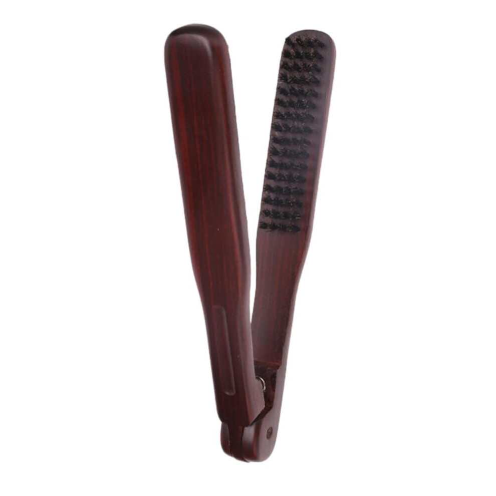 Unisex Hair Straightening Comb With Antistatic Smooth Finish, Onestep Styling Brush For Salon And Travel