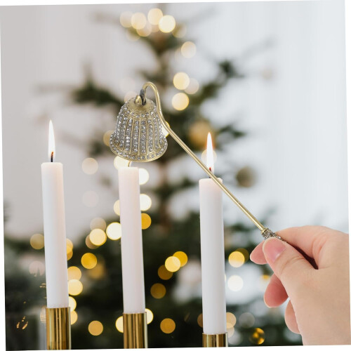 Retro Long Handle Candle Snuffer and Extinguisher Tool for Home Decor Gift 2