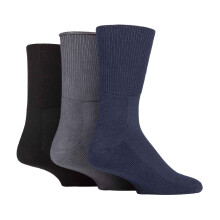 (09-Nov, BNG) IOMI - IOMI - 3er Pack Herren und Damen Bambus Socken Ohne Gummi | Diabetikersocken