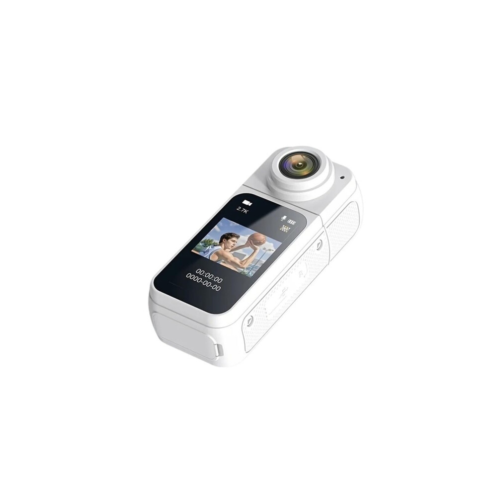 Action Camera 2.7K Waterproof Sports Cam With 180 Rotation For Cycling, Diving And Vlogging 9164114221193