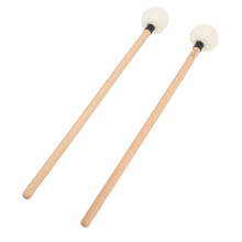 2 Stück Schwarze Filz-Schlegel, Holzgriff, Rutschfester Instrumentenzubehör