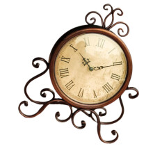Vintage Mantel Clock Silent Non Ticking Retro Table Design for Home Office and Living Room Decor
