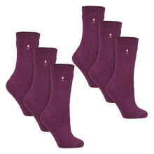 (4-8 UK, Tiefes Fuchsia) Heat Holders - Heat Holders - 6 Paar Original dicke Winter-Thermosocken für Damen