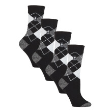 (37-42, Schwarz/Grau (Valletta)) Heat Holders - Heat Holders - 4 Paar Damen UltraLite leichte Thermosocken