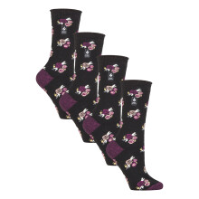 (37-42, Schwarz (Murcia)) Heat Holders - Heat Holders - 4 Paar Damen UltraLite leichte Thermosocken