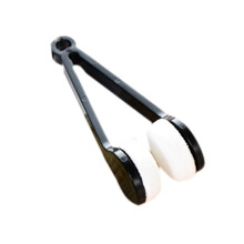Eyeglass Cleaner Brush with Soft Scratch Sponge Clip, Magnetic Glasses Lens Cleaning Tool for Outdoor Use, Black