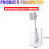 Adjustable Shower Head Holder 2PCS Universal Bathroom Wall Bracket with Strong Adhesive and Easy Installation 5