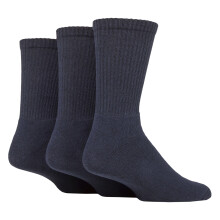 (06-Nov, Marine) SOCKSHOP TORE - SOCKSHOP TORE - 3er Pack Herren Baumwoll Sportsocken Crew Stil