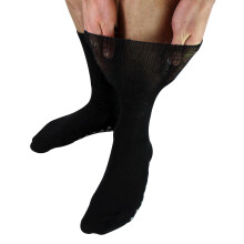 (Dec-14, Schwarz) Dr.Socks - Dr.Socks - Woll Ödem Hüttensocken für Damen & Herren Geschwollene Füße