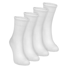 (4-6 Years, Weiß) Dr.Socks - Dr.Socks - 4er-Pack Kinder Bambus-Sensorsocken weich atmungsaktiv komfortabel