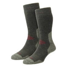 (6-11, Green/Grass) HJ Hall - Mens Hiking Walking Wool Socks Fully Cushioned Heavyweight with Arch Support