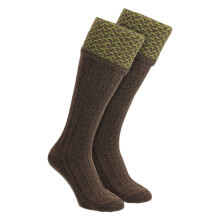 (Nov-13, Conker Mergel) HJ Hall - HJ Hall - Herren Woll-Sportsocken warm Country glatte Spitze Outdoor