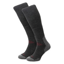 (6-11, Slate/Grey) HJ Hall - Mens Mountain Hiking Comfort Top Long Socks | Walking Wool Fully Cushioned Socks
