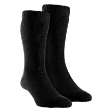 (6-11, Black) HJ Hall - Mens Wool Hiking Socks Fully Cushioned Warm for Walking & Trekking