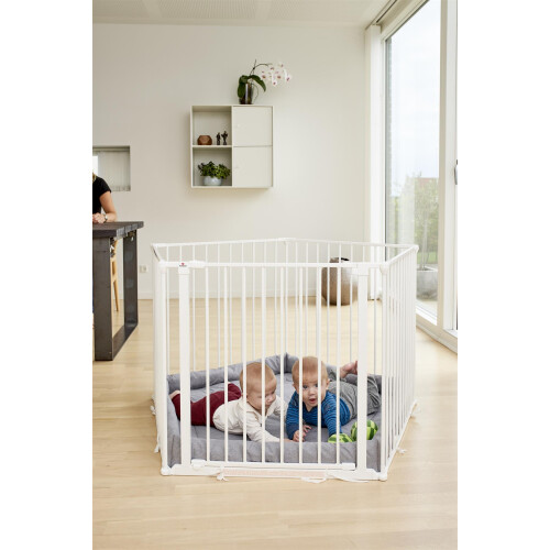 Safetots (5 x 72cm, White) Safetots Premium Multi Panel Play Den with Mat 1