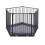 Safetots (5 x 72cm, Black) Safetots Premium Multi Panel Play Den with Mat 1