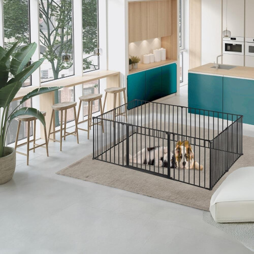 (5 x 72cm, Black) Bettacare Pet Pen 1