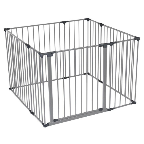 Safetots (105cm x 105cm, Grey) Safetots Premium Multi Panel Play Den