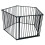 Safetots (5 x 72cm, Black) Safetots Premium Multi Panel Play Den 1