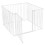 Safetots (105cm x 105cm, White) Safetots Premium Multi Panel Play Den 6