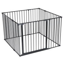(105cm x 105cm, Black) Safetots Premium Multi Panel Play Den
