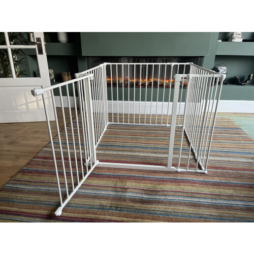 Safetots (92cm x 92cm, White) Safetots Premium Multi Panel Play Den 1