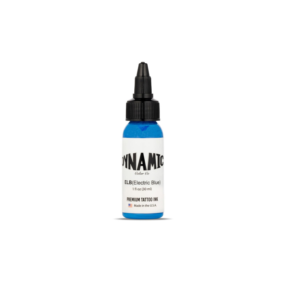 Dynamic Blue Electric Tattoo Ink Bottle 1Oz