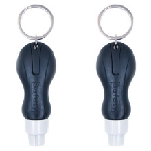 CENPEK 2 Pack Car Window Breaker, Portable Key Ring Key Ring Breaker Car Multi-Function Tool, 2 in 1 Cutter and Window Breaker Hammer for Land and