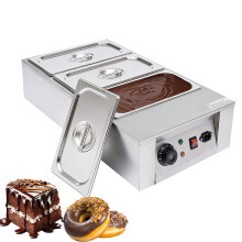 VonVVer Commercial Chocolate Tempering Machine 12KG Capacity 1000W - Electric Chocolate Melter 30-80?C Temp Control Stainless Steel Chocolate Melting