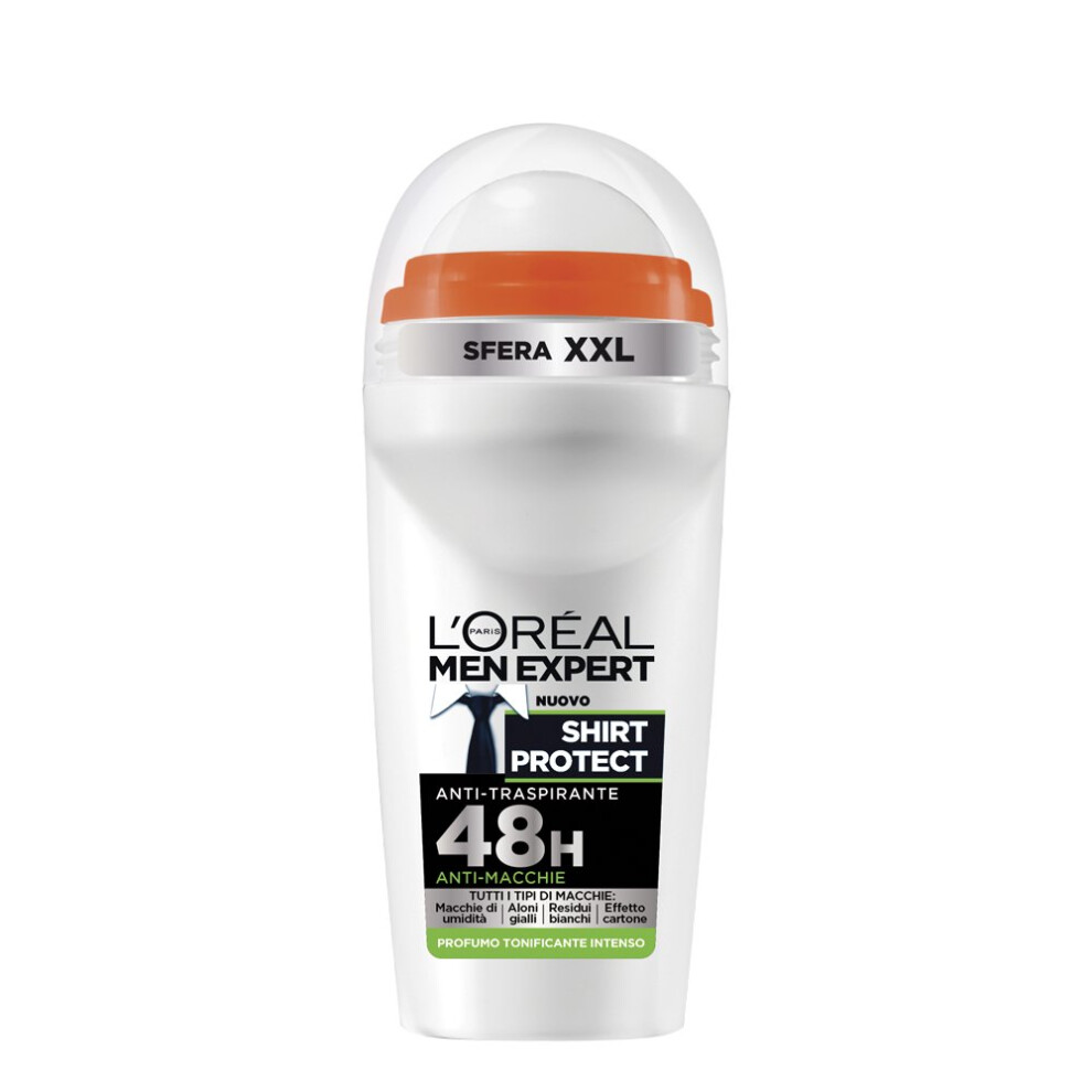 Lã¢Â¬Â¢OrãÂ©Al Paris Men Expert Men's Expert L?Or?Al Paris Carbon Protect Roll On Anti-Perspirant Deodorant Shirt Protect
