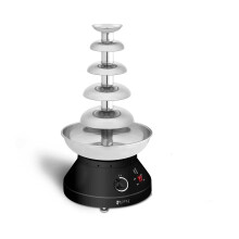 Royal Catering Chocolate Fountain Fondue Spring RCCF-210 (250 W, 5 Levels, 30-110 ?C, 4 L Capacity, 10-12 h Duty Cycle)