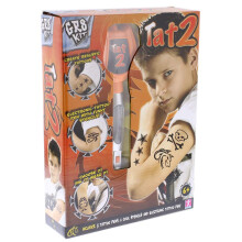 RA-HOMESTORE? New Great Electronic tattoo pen with funky stencils, Tattoo Kit for Boys (6 Years +)