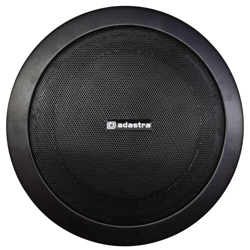 Adastra | Metal Framed Quick-Fit Ceiling Speaker | Black 100V