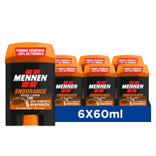 Mennen ENDURANCE Deodorant for Men 72H Wide Stick Alcohol Free Anti Fingerprint