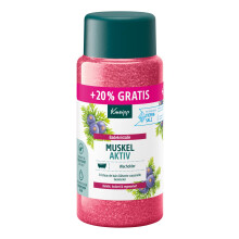 Kneipp Bath Crystals Muscle Active Special Size with Valuable Essential Juniper, Eucalyptus and Rosemary Oil, Warming and Soothing for Muscles,