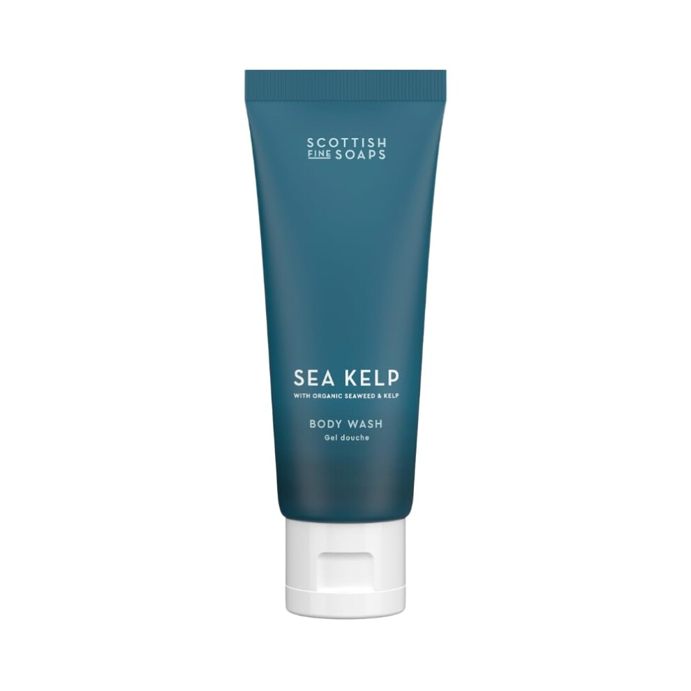 Scottish Fine Soaps Sea Kelp Body Wash 75Ml ? Compact Exfoliating Body Wash With Lactic Acid And Sea Kelp Extract