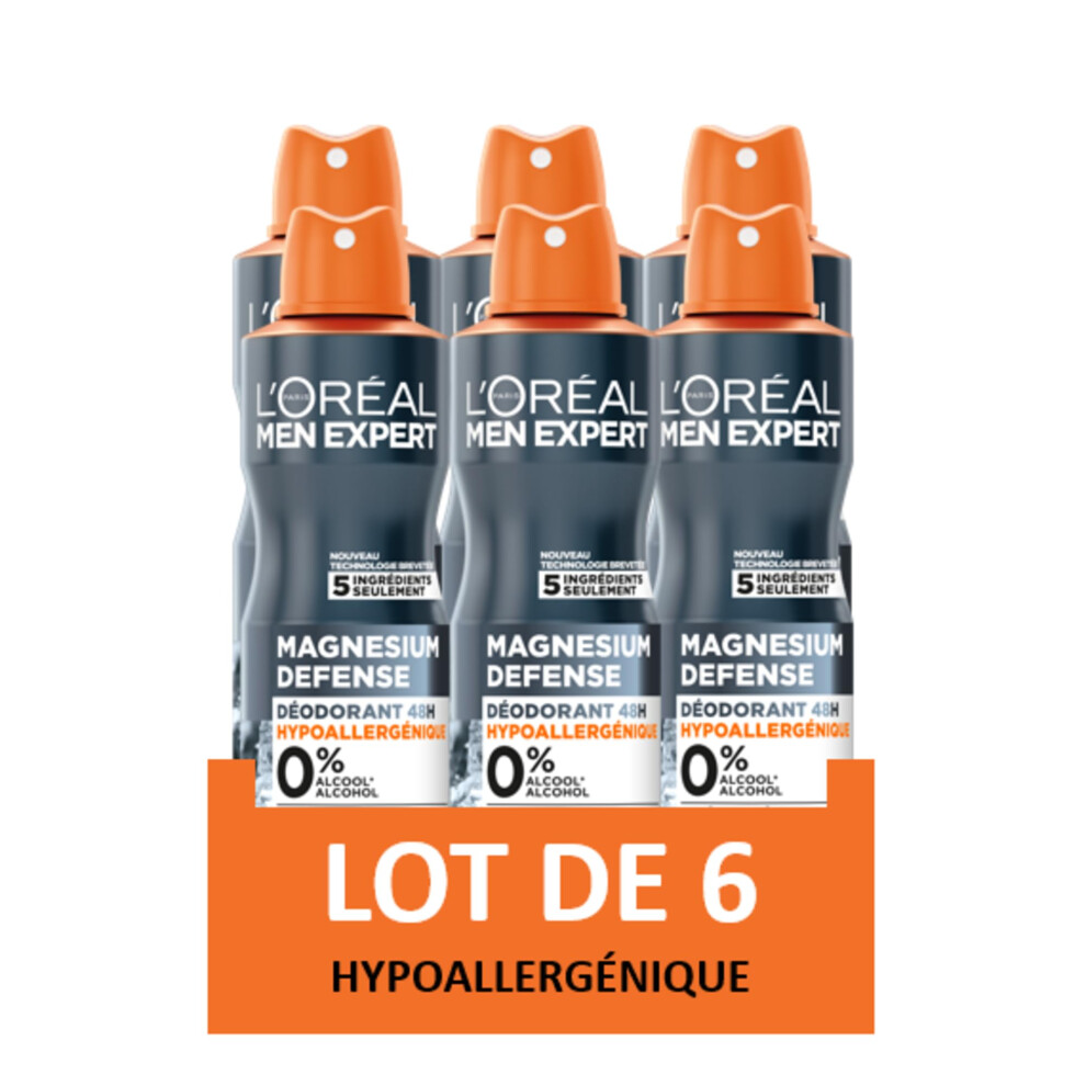 LâOrã©Al Paris Magnesium Defense Deodorant Spray 48H By L'or?Al Paris