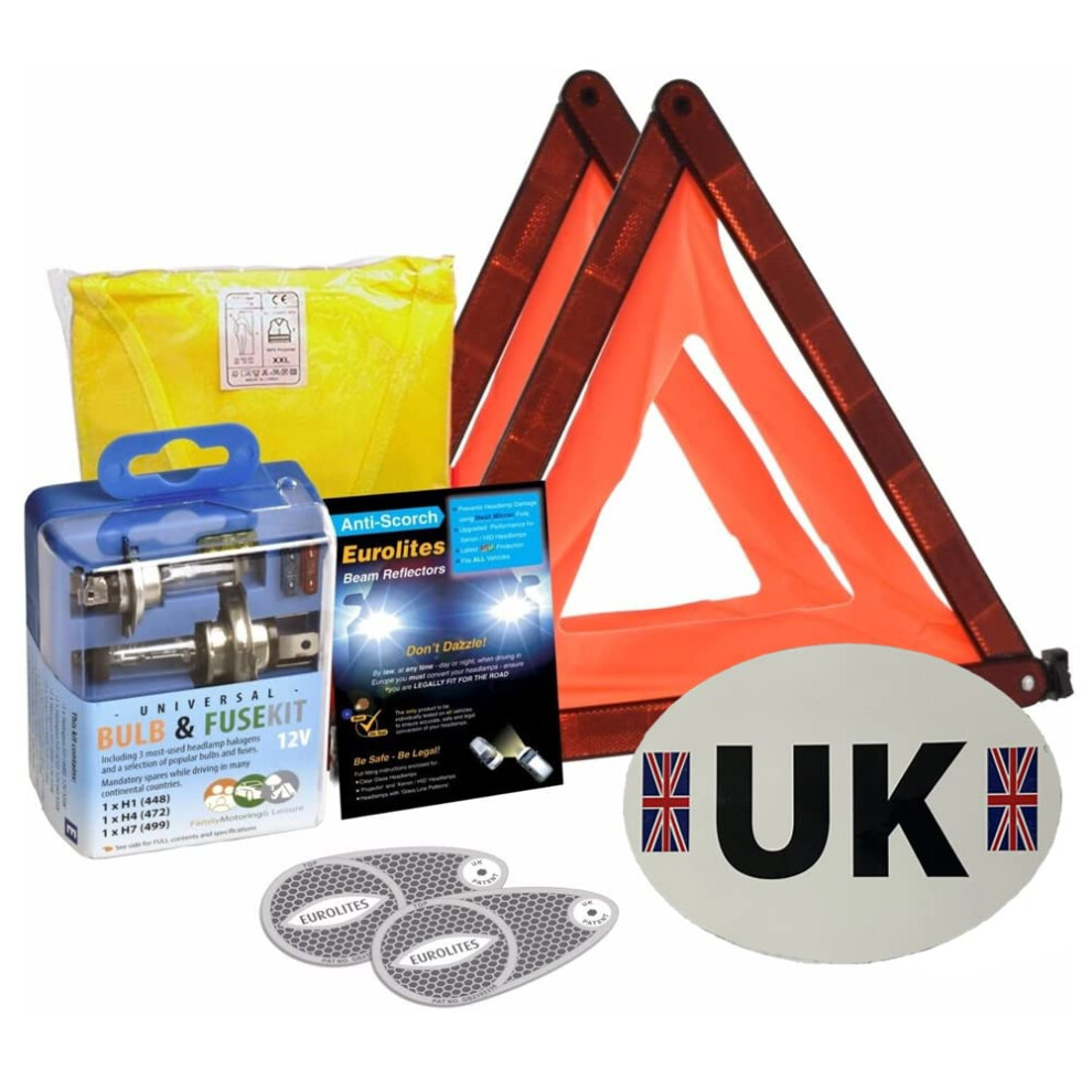 Family Motoring & Leisure Uk To Spain Standard Driving Kit - Car Travel Kit 5053852010326