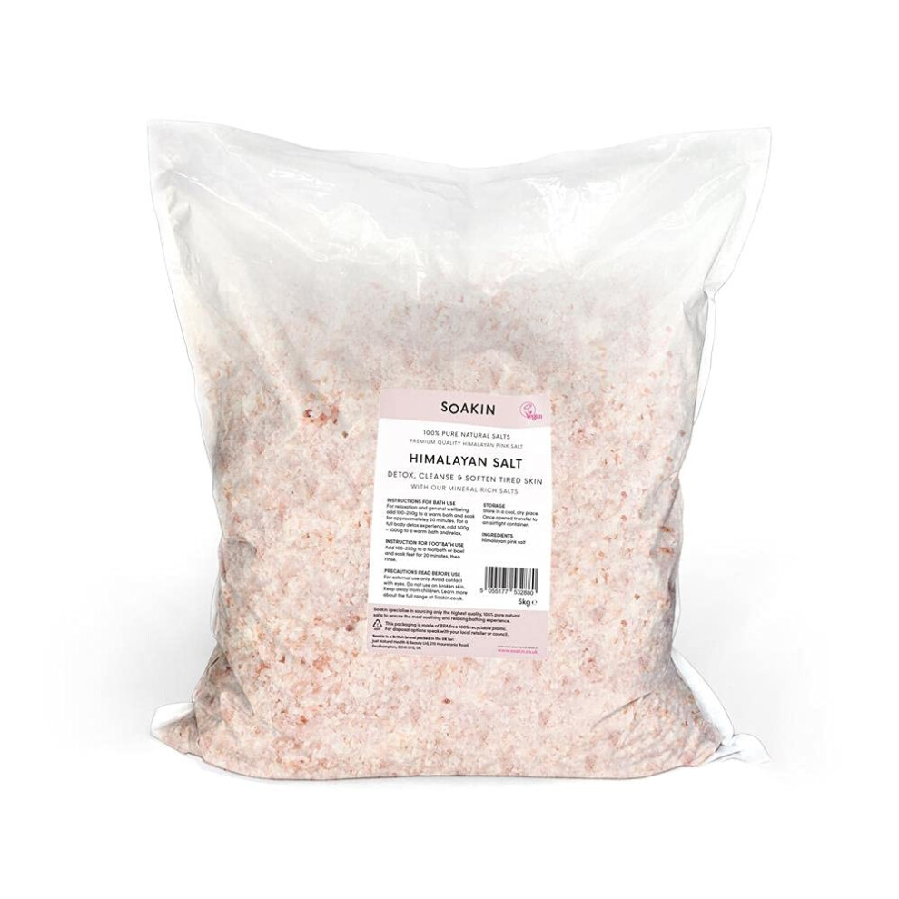 Soakin Pink Himalayan Bath Salts 5Kg
