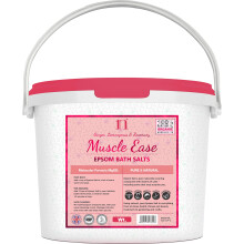 Scented Epsom Salt Muscle Ease Salts with Ginger, Lemongrass & Rosemary Bucket Food Grade Magnesium Sulphate Foot Soak Salts Bath Epsom Salts (Ginger,