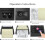 e-audio White Square Ceiling Speakers With Tweeter 120W 3