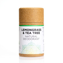 Your Nature Lemongrass & Tea Tree Natural Deodorant ? 35g, 100% Plastic Free, Recyclable, Aluminum & Paraben Free, Vegan, Eco-Friendly & Cruelty-Free,