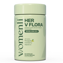 Prebiotics & Probiotics for Women - 26 Billion CFU Flora with Cranberry, Vitamin C & Pineapple | Bio Cultures for Women's Intimate Flora & Gut Health